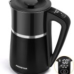 Aigostar Alva - Waterkoker - Met Temperatuurregeling - Warmhoudfunctie - Dubbelwandig - Cool-touch - 1,7L - 2200W - Zwart